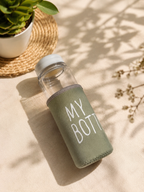 Plastic Water Bottle with Cotton Fabric Cover