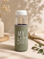 Plastic Water Bottle with Cotton Fabric Cover