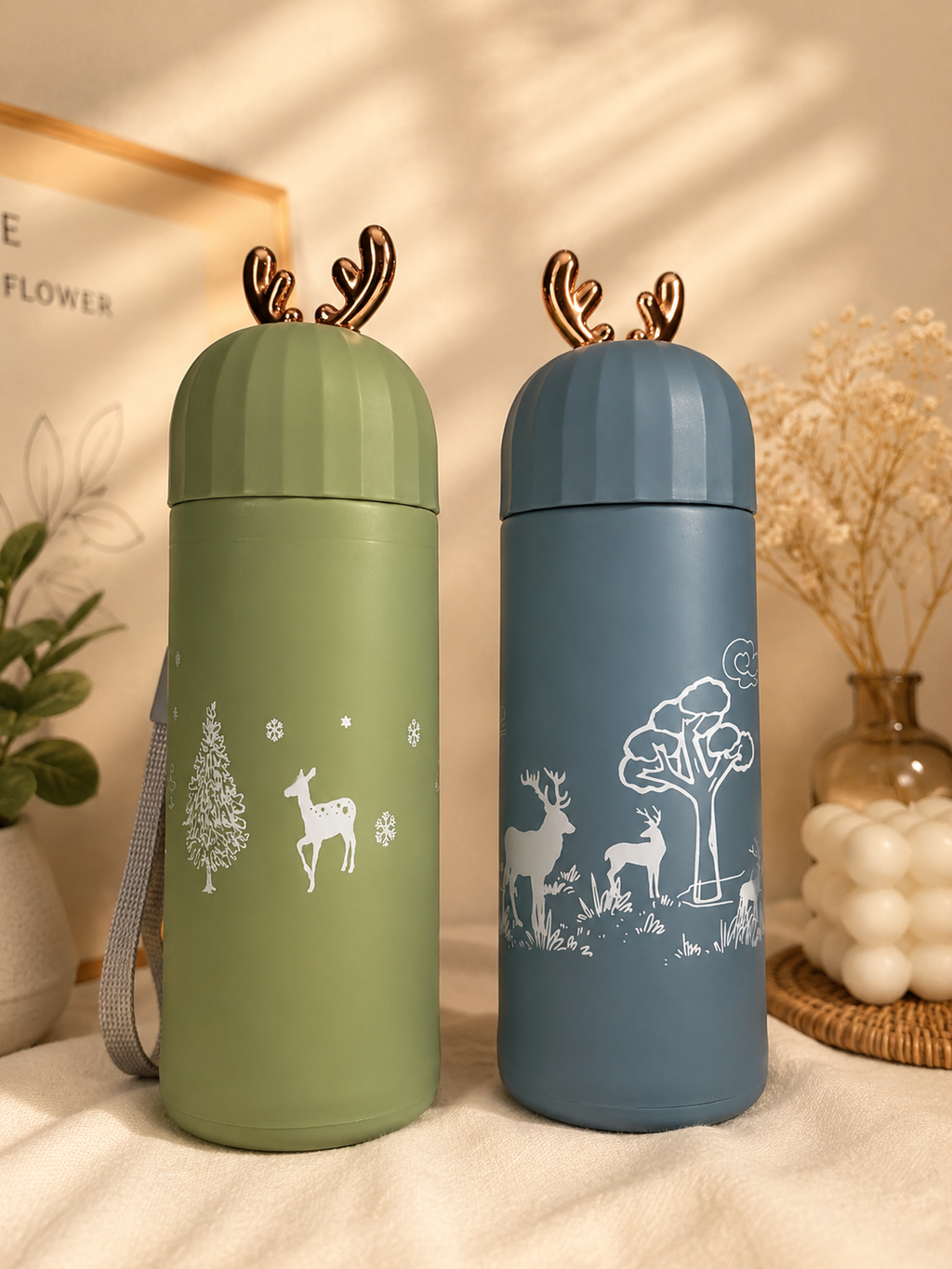 Glass Bottle with Silicone Rubber Cover